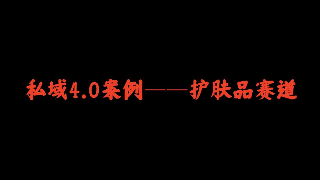 老K：护肤品赛道私域案例，5个人，一年回款一个亿？？？？
